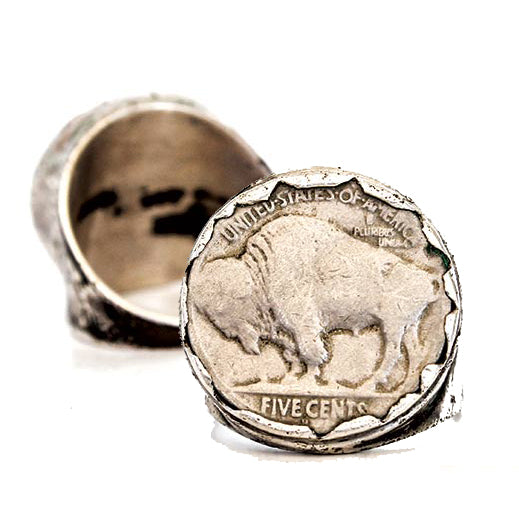 Buffalo Head Nickel Ring