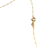 Gold Plated Sterling Silver Box Chain 22"