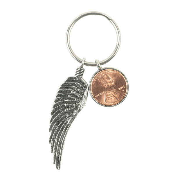 Penny from Heaven Key chain with Wing. Select your year in drop down menu for an additional $10